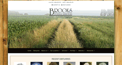Desktop Screenshot of brooksfuneral.com
